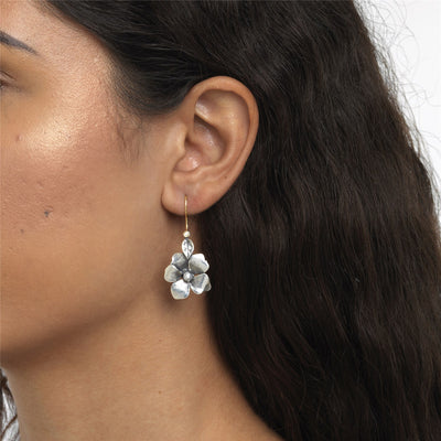 Jarné kvety, náušnice - prívesky