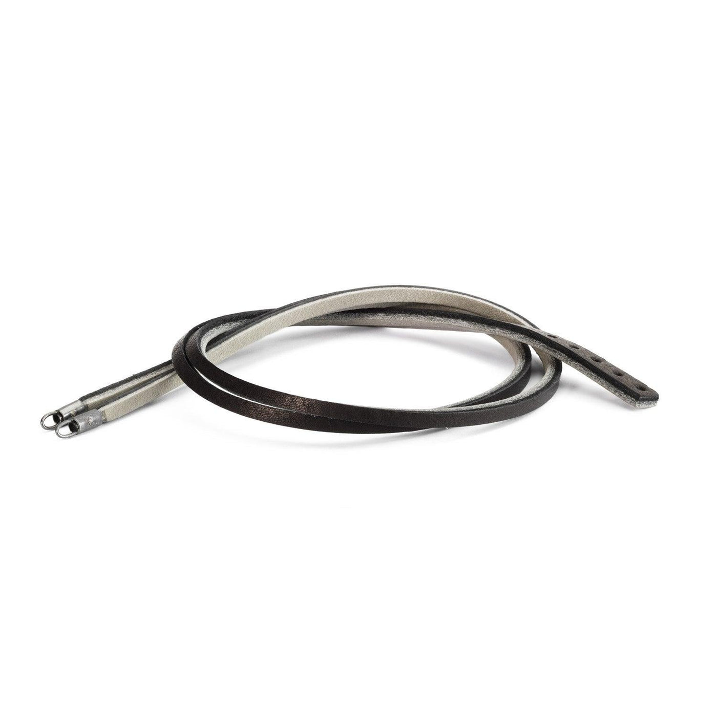 Bőr Karkötő, Fekete/Szürke - Trollbeads Ékszerek Magyarország