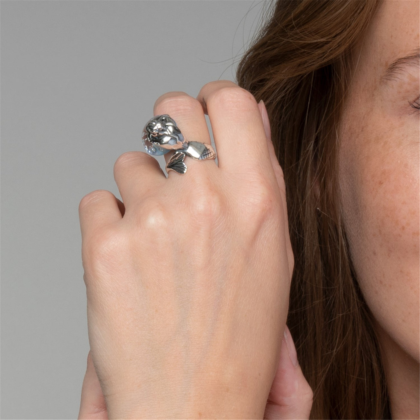 Morská Panna Fantazijný Prsteň