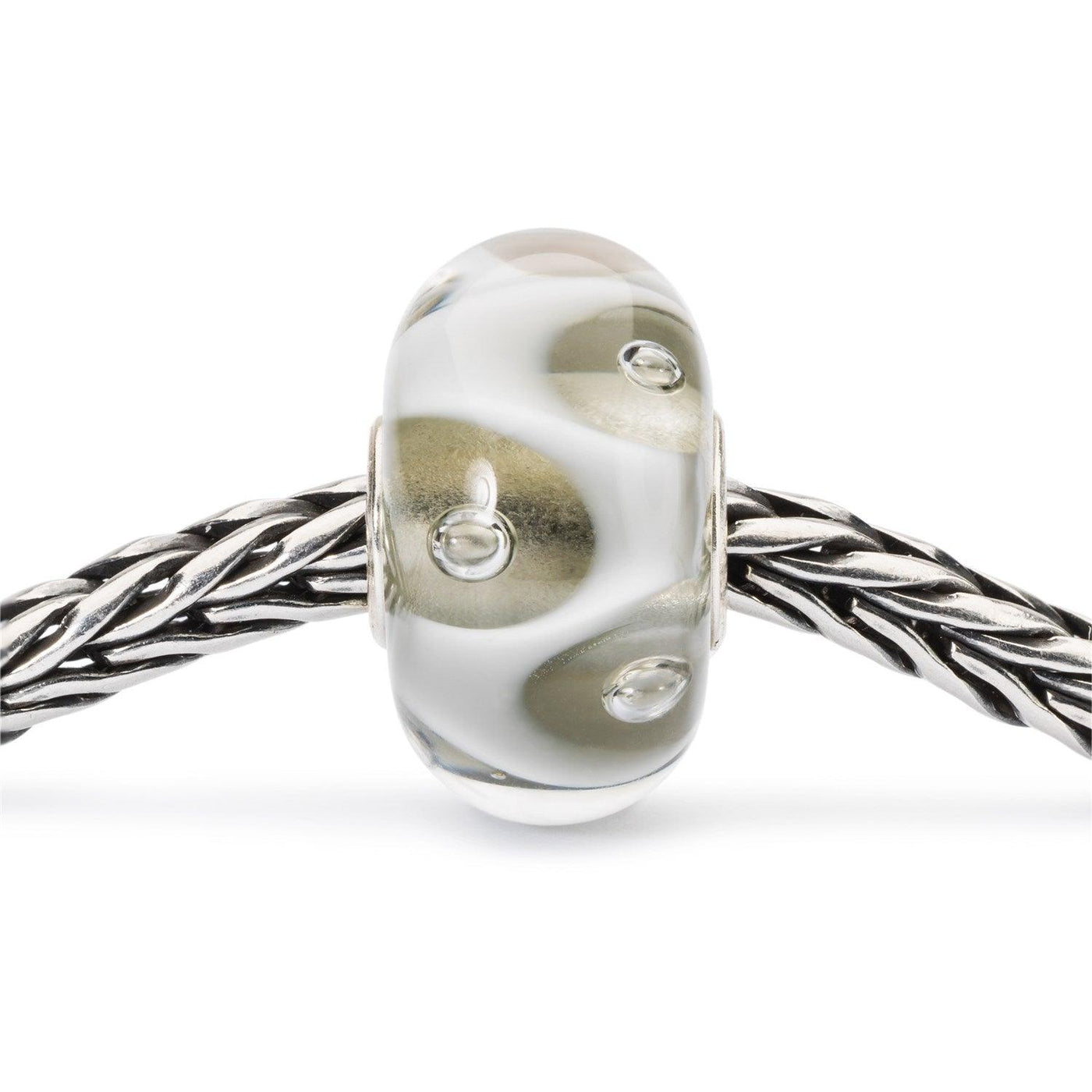 Fehér Cseppek Bead - Trollbeads Ékszerek Magyarország
