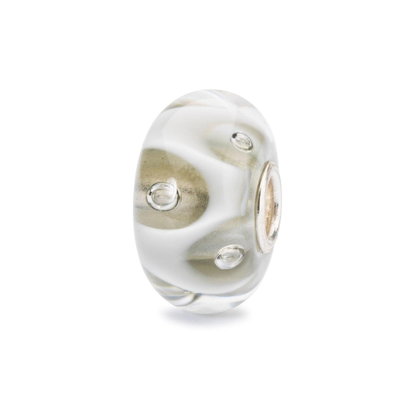 Fehér Cseppek Bead - Trollbeads Ékszerek Magyarország